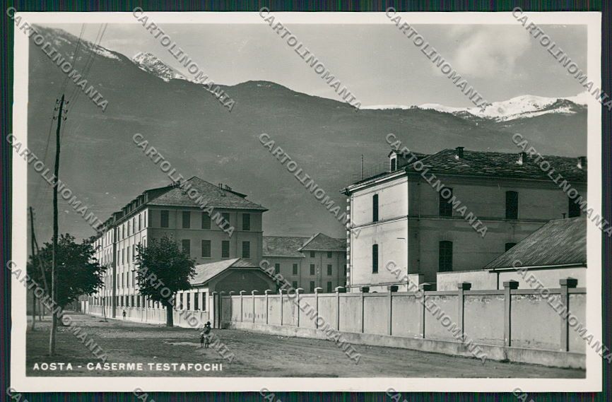 Aosta Città Foto cartolina EE7230 – fronte