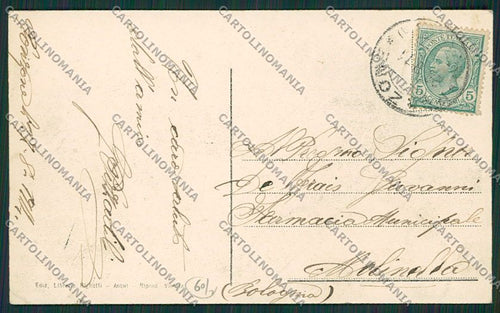 Alessandria Acqui Saluti da Ponzone ABRASA cartolina EE7254 – retro