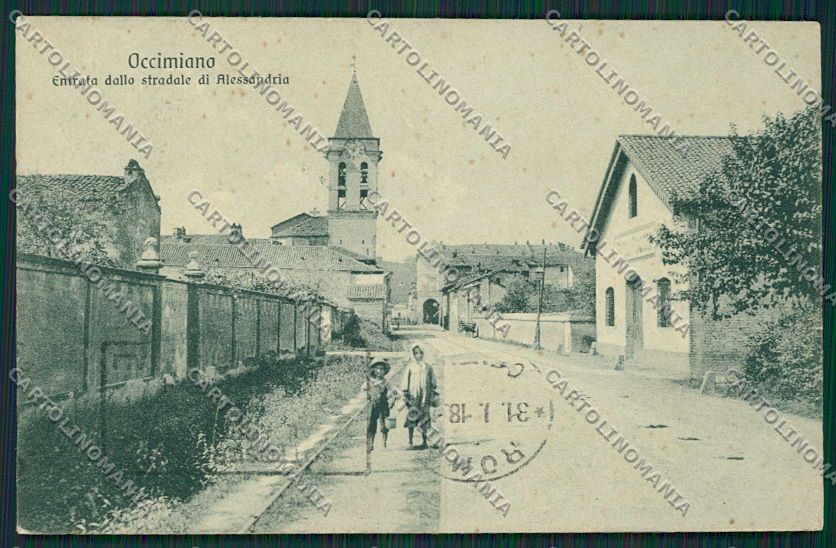 Alessandria Occimiano cartolina EE7257 – fronte