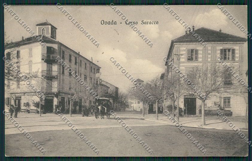 Alessandria Ovada PIEGHINE cartolina EE7262 – fronte