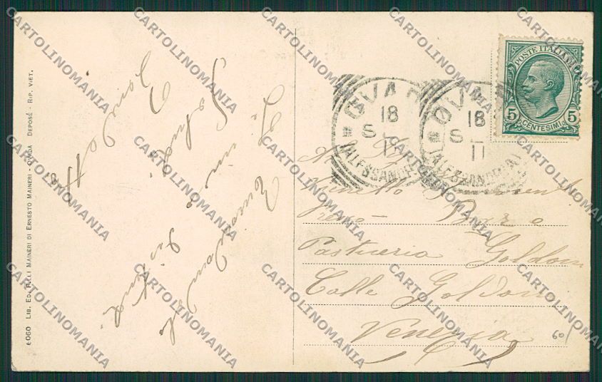 Alessandria Ovada PIEGHINE cartolina EE7262 – retro