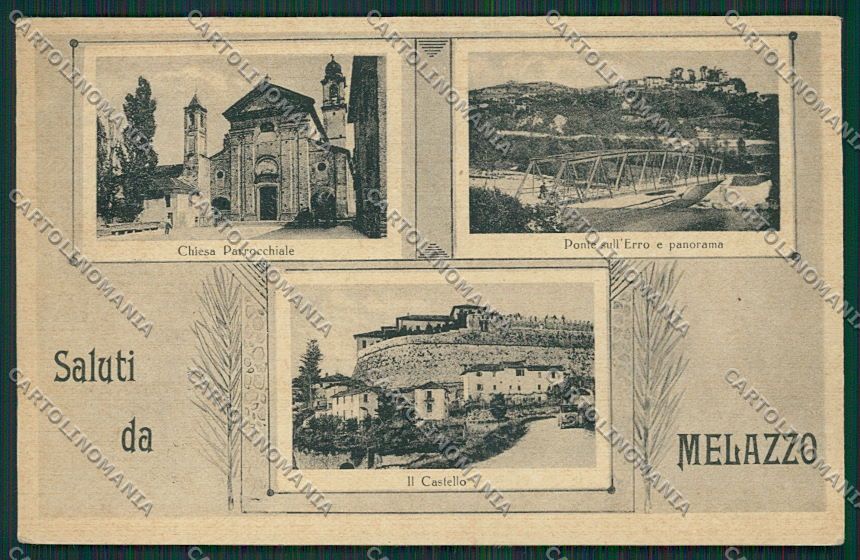 Alessandria Melazzo Saluti da cartolina EE7267 – fronte