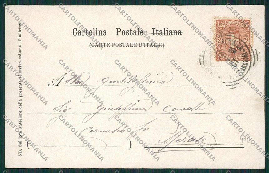 Alessandria Castellazzo Bormida cartolina EE7279 – retro