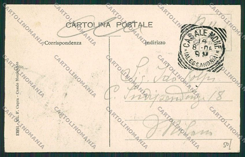 Alessandria Casale Monferrato cartolina EE7288 – retro