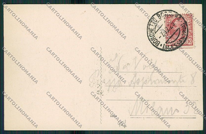 Alessandria Borghetto Borbera cartolina EE7292 – retro