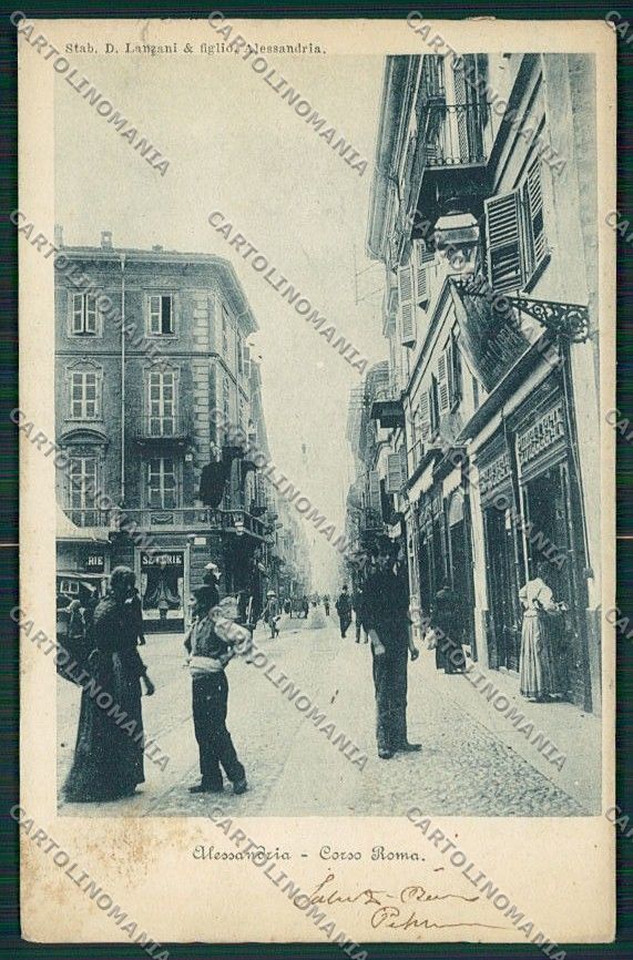 Alessandria Città Strappino cartolina EE7302 – fronte