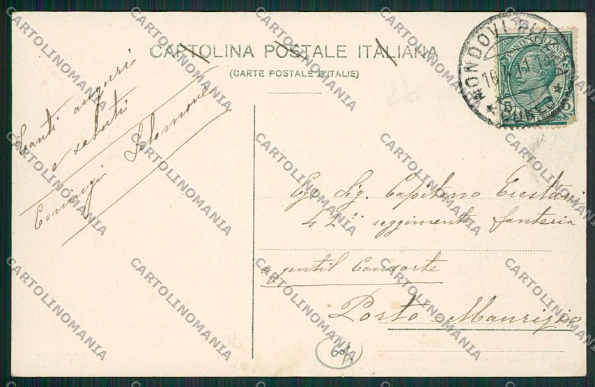 Cuneo Mondovì cartolina EE7321 – retro