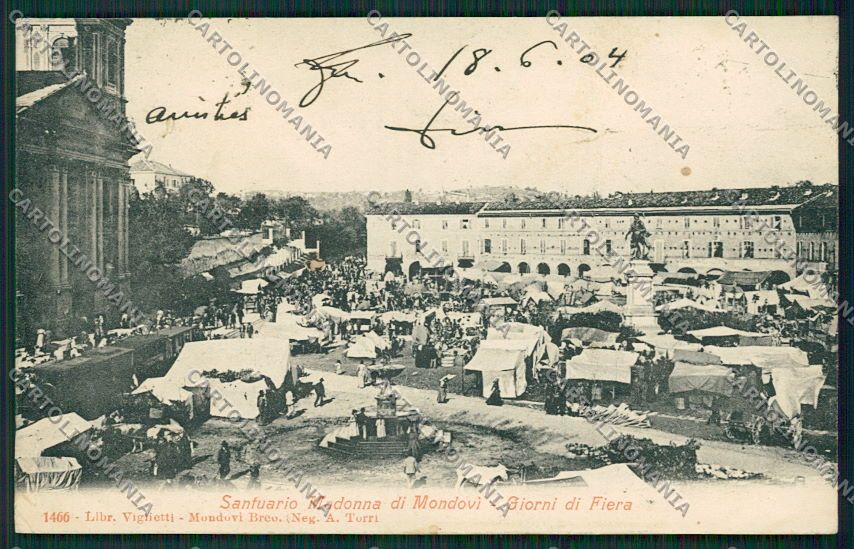 Cuneo Mondovì Fiera cartolina EE7322 – fronte