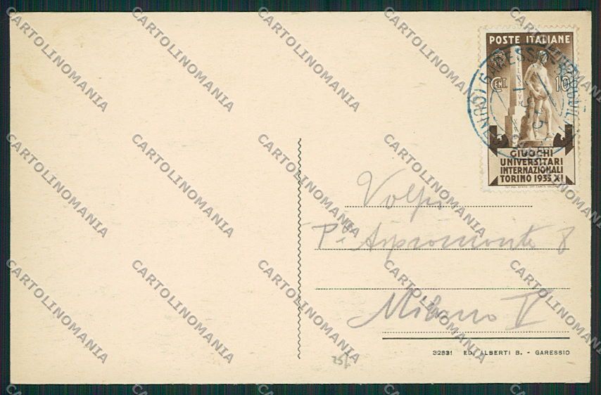 Cuneo Garessio cartolina EE7329 – retro