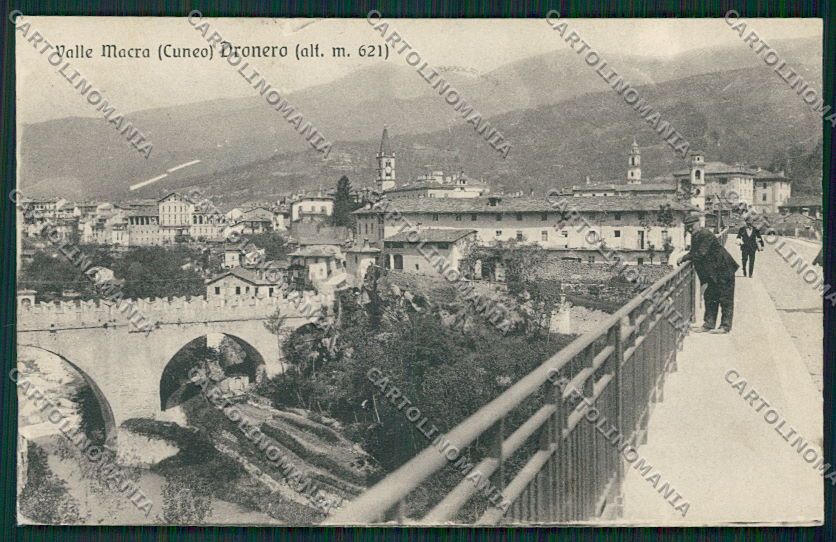 Cuneo Dronero cartolina EE7334 – fronte