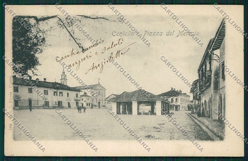 Cuneo Centallo cartolina EE7338 – fronte