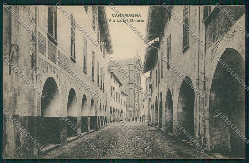Cuneo Caramagna cartolina EE7339 – fronte