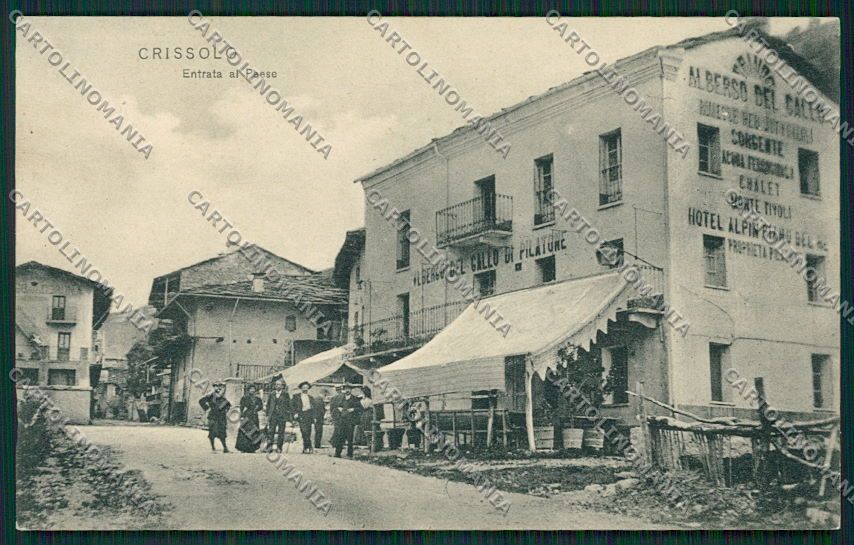 Cuneo Crissolo cartolina EE7342 – fronte