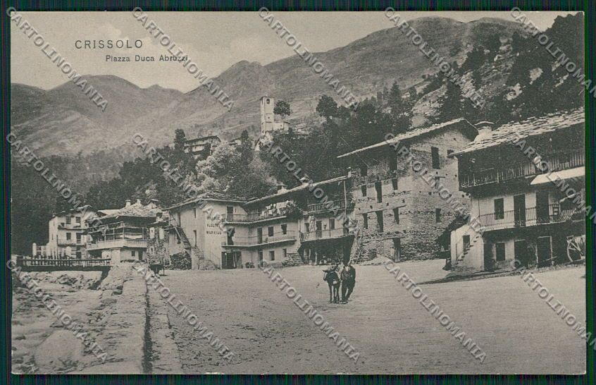Cuneo Crissolo cartolina EE7344 – fronte
