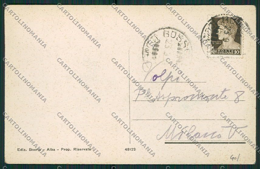 Cuneo Bossolasco cartolina EE7359 – retro