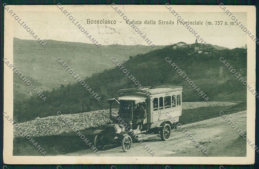 Cuneo Bossolasco Autopostale Alba cartolina EE7361 – fronte