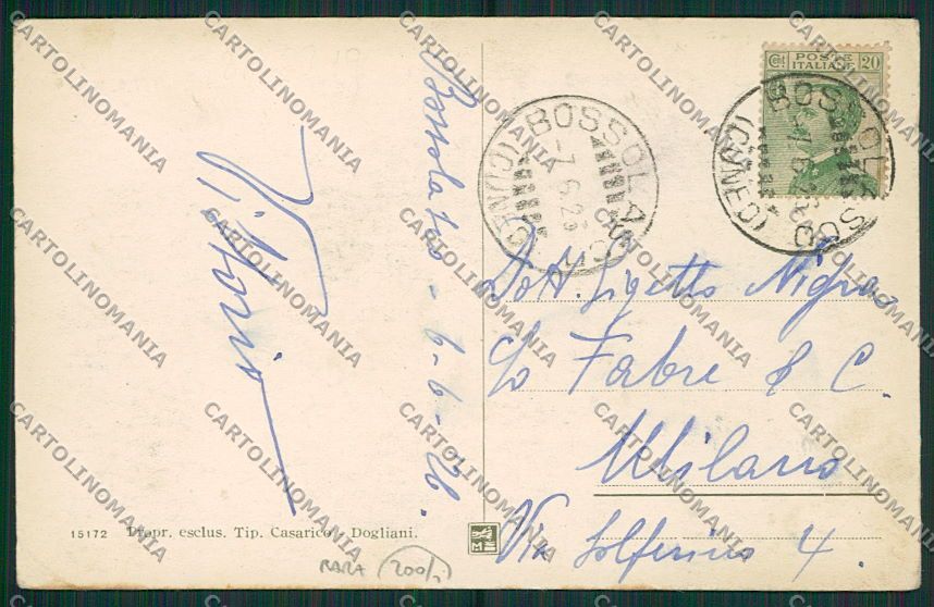 Cuneo Bossolasco Autopostale Alba cartolina EE7361 – retro