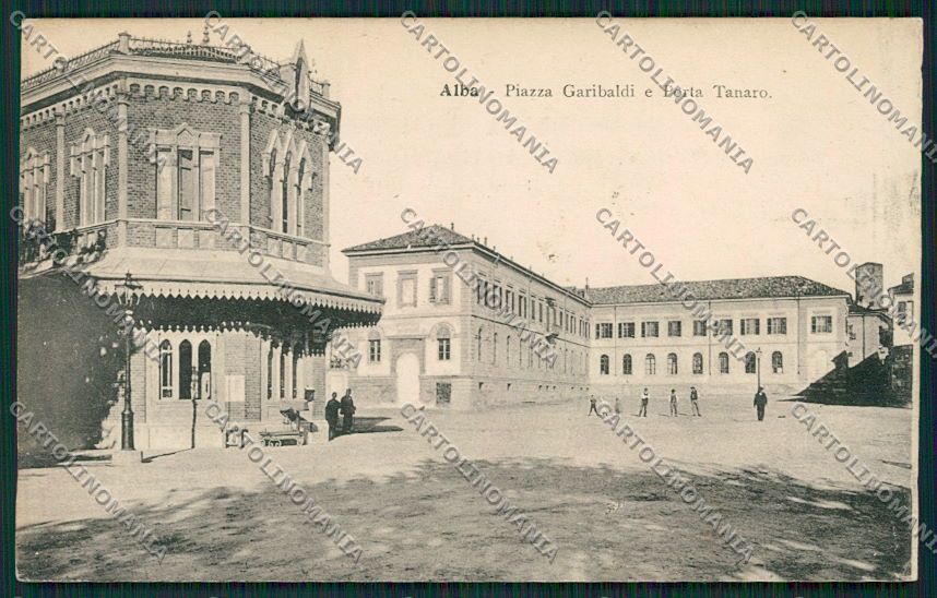 Cuneo Alba cartolina EE7371 – fronte