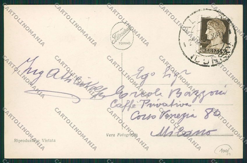 Cuneo Alba Mercato Uva Foto cartolina EE7379 – retro