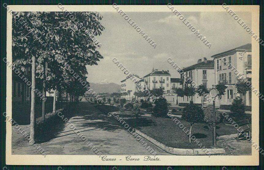 Cuneo Città Corso Dante cartolina EE7385 – fronte