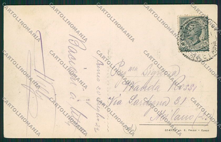 Cuneo Città Garibaldi cartolina EE7391 – retro