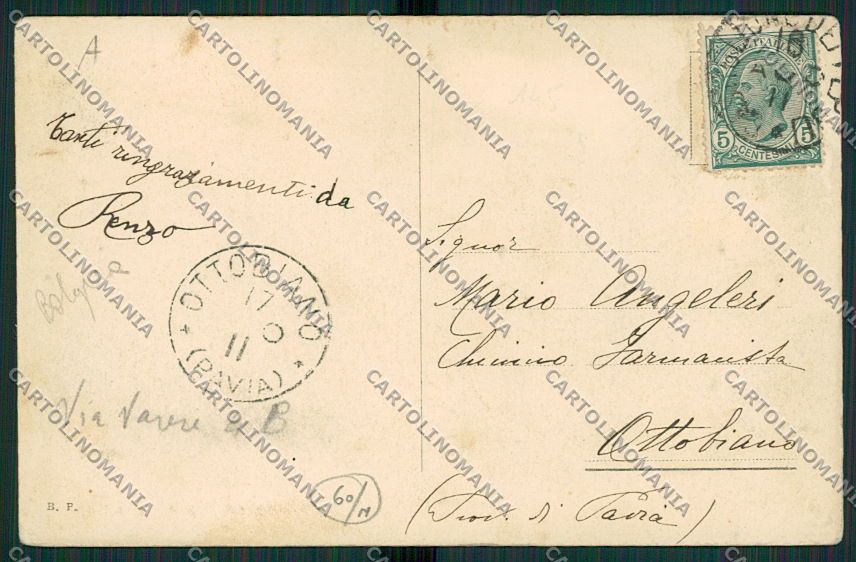 Bologna Castiglione dei Pepoli cartolina EE7401 – retro