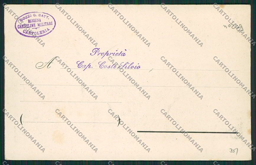 Reggio Emilia Scandiano Militari cartolina EE7413 – retro
