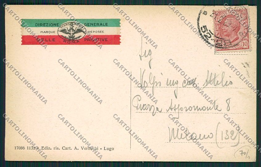 Ravenna Lugo cartolina EE7446 – retro