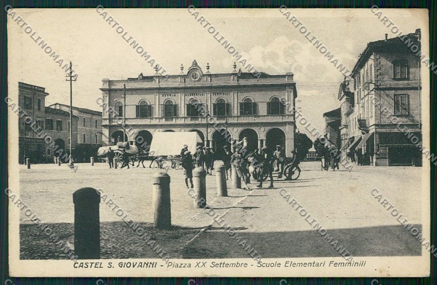 Piacenza Castel San Giovanni cartolina EE7459 – fronte
