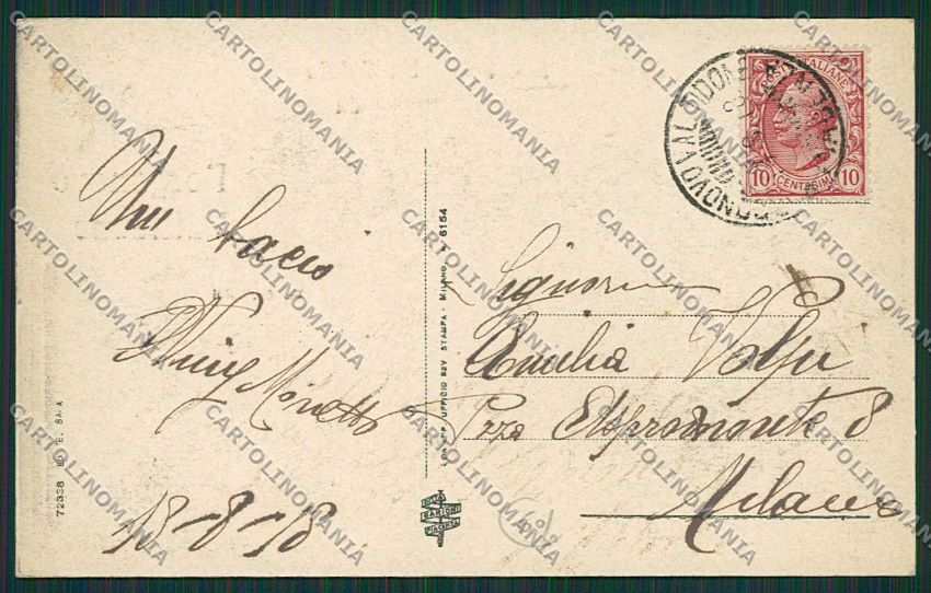 Piacenza Borgonovo Valtidone Saluti da cartolina EE7462 – retro