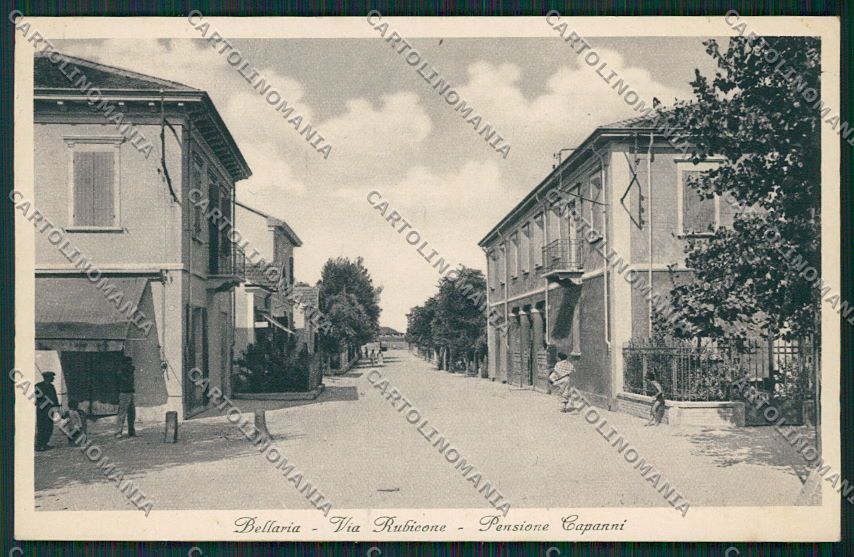 Rimini Bellaria cartolina EE7500 – fronte