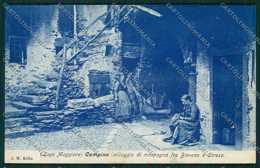 Verbania Baveno Campino cartolina EE7509 – fronte