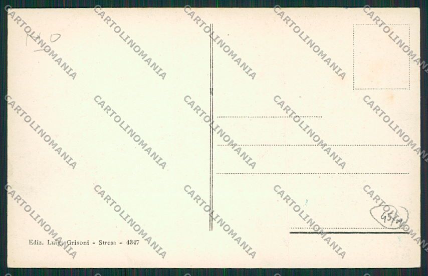 Verbania Baveno Campino cartolina EE7509 – retro
