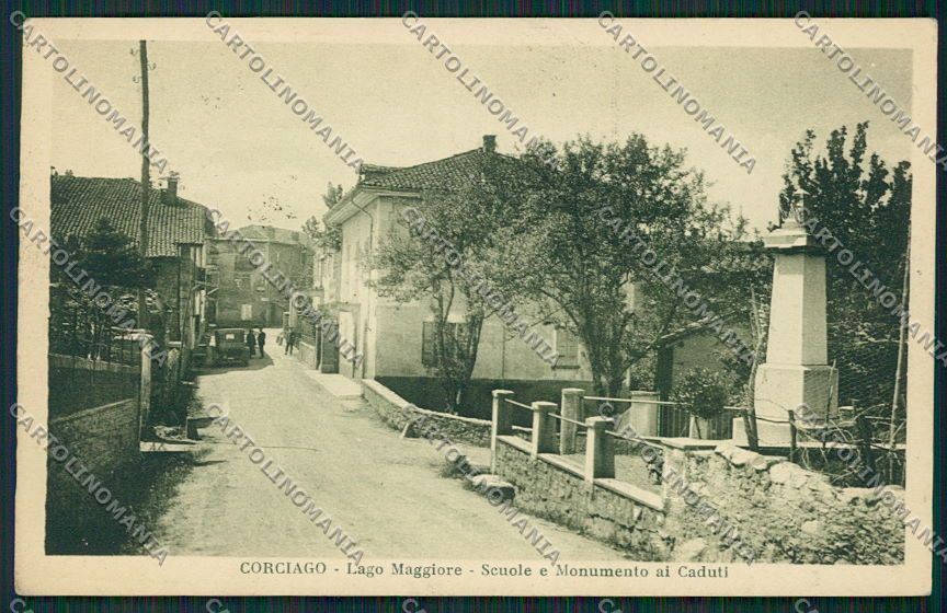 Novara Nebbiuno Corciago cartolina EE7536 – fronte