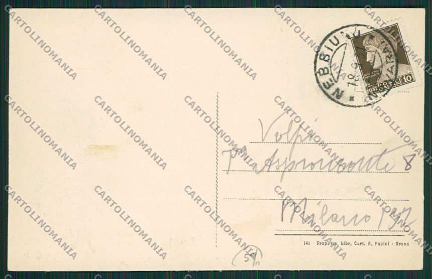 Novara Nebbiuno cartolina EE7545 – retro