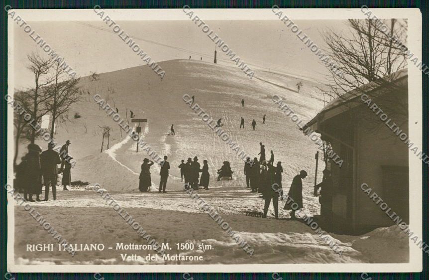 Verbania Stresa Mottarone Sci Foto cartolina EE7560 – fronte