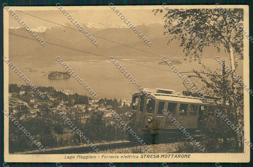 Verbania Stresa Mottarone Treno cartolina EE7578 – fronte