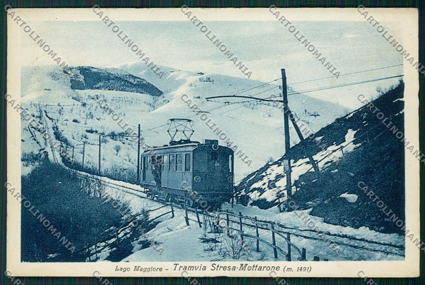 Verbania Stresa Mottarone Treno ABRASA cartolina EE7582 – fronte