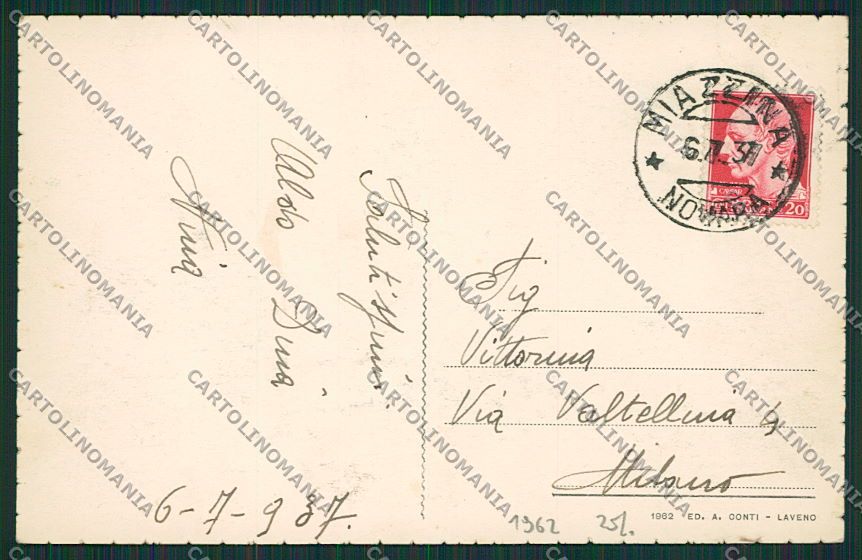 Verbania Miazzina cartolina EE7586 – retro