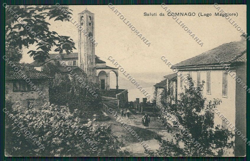 Novara Lesa Comnago cartolina EE7595 – fronte