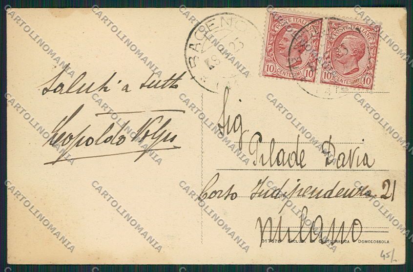 Verbania Baceno cartolina EE7616 – retro