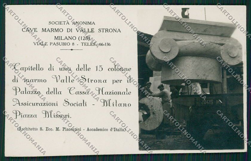 Verbania Milano Valle Strona Piacentini Foto cartolina EE7624 – fronte