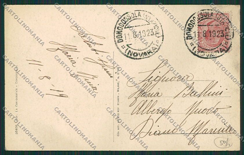 Verbania Bognanco cartolina EE7631 – retro