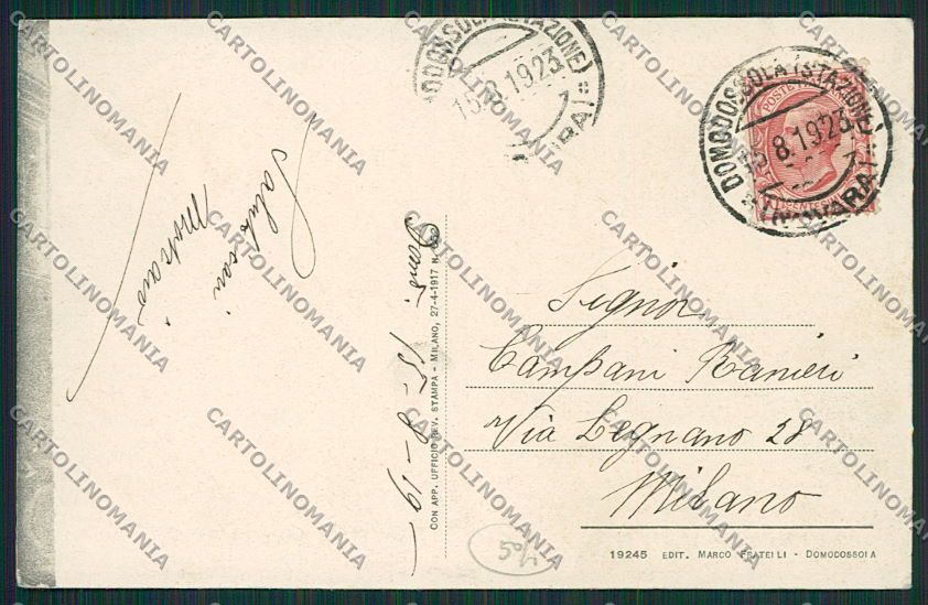 Verbania Domodossola cartolina EE7635 – retro