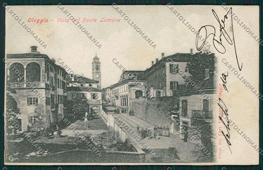 Novara Oleggio Ticino cartolina EE7639 – fronte