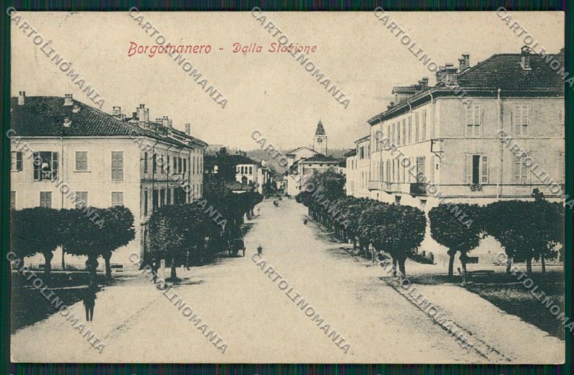 Novara Borgomanero cartolina EE7643 – fronte