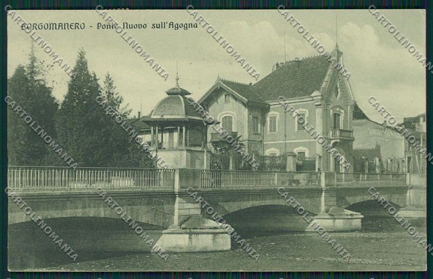 Novara Borgomanero cartolina EE7644 – fronte