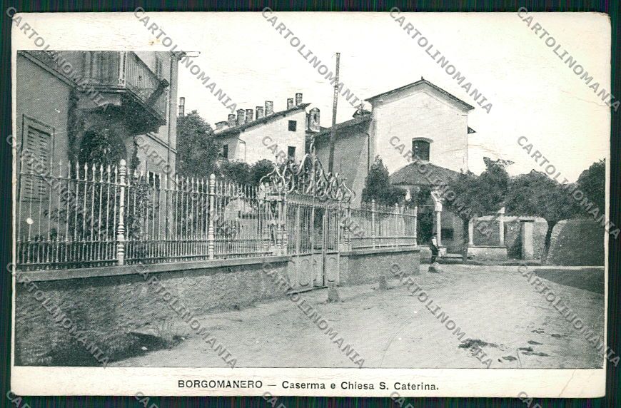 Novara Borgomanero PIEGHINA cartolina EE7647 – fronte