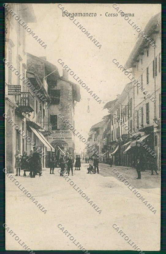 Novara Borgomanero cartolina EE7648 – fronte