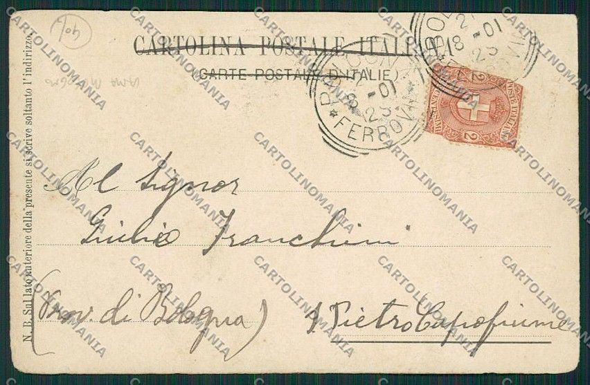 Modena Lama Mocogno Vaglio Frana ABRASA cartolina EE7654 – retro